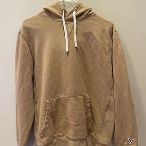 tan hoodie a&c